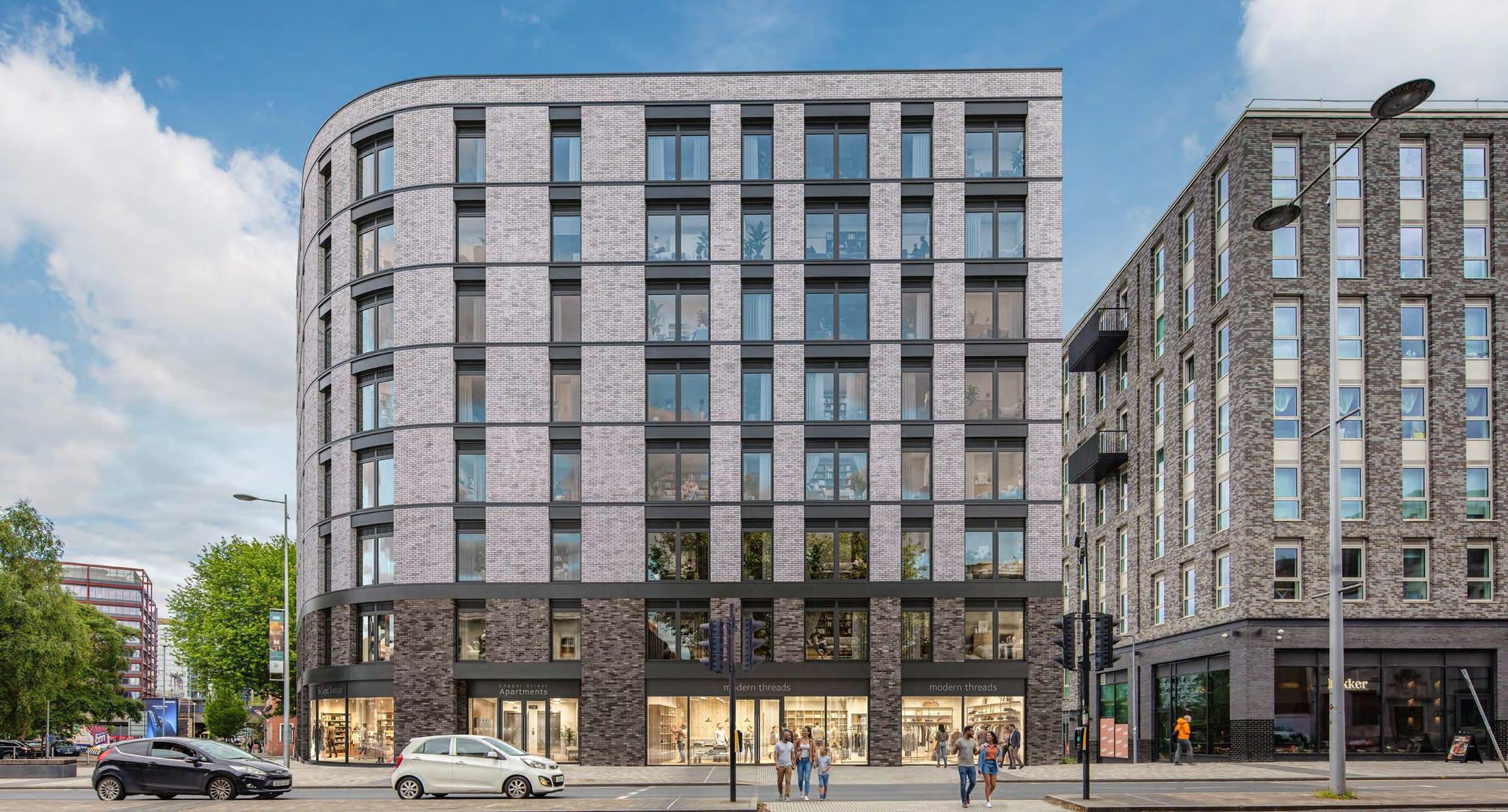 Islington Parkside, Chapel Street elevation