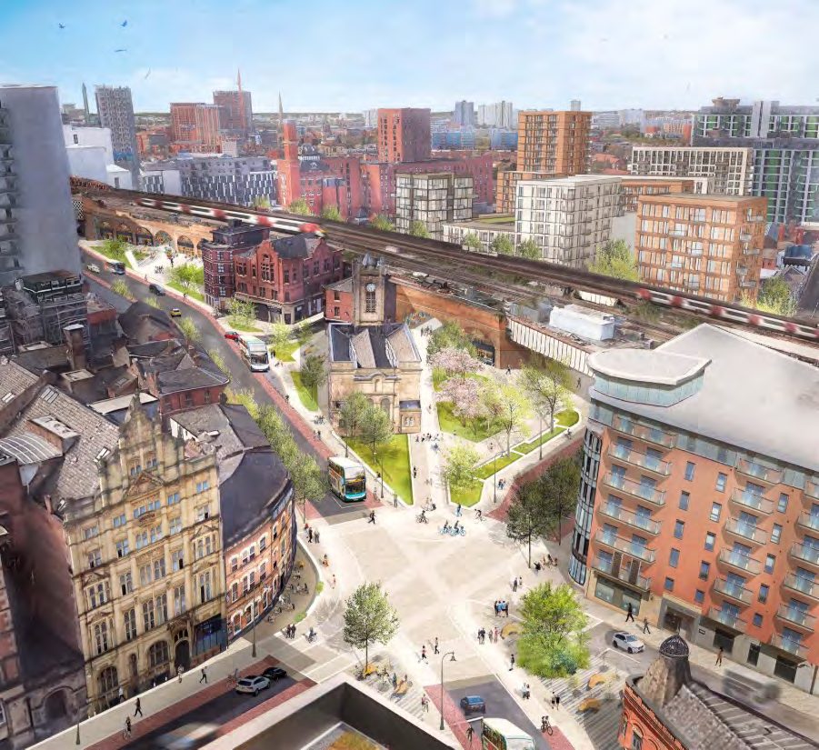 Illustrative view of Salford regeneration